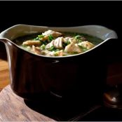 CHICKEN SOUP wLEMON & BULGUR